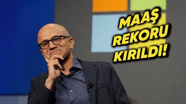 Microsoft CEO’sunun 2024 Maaşı Belli Oldu (Bir Yılda %63 Zam Alarak Maaş Rekorunu Kırdı)