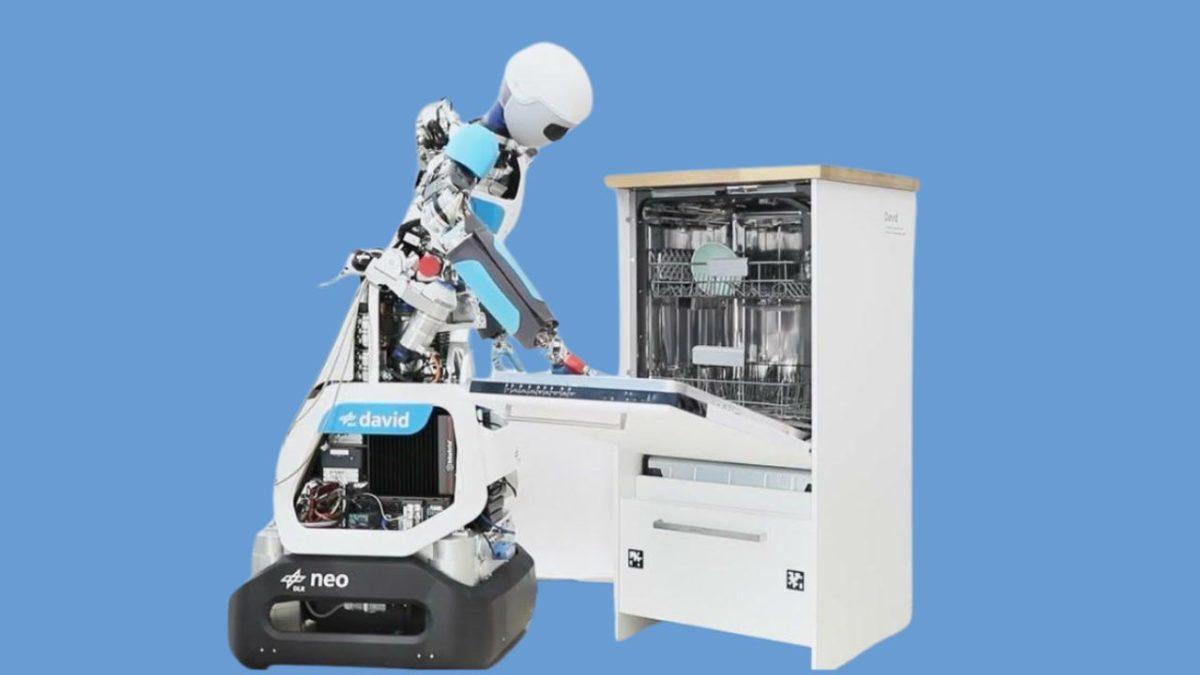 Bulaşıkları Usta Bir Şekilde Yerleştiren İnsansı Robot NeoDavid Tüm Hünerlerini Gösterdi (Bizim Kirlileri de Yerleştirir mi Acaba?) [Video]