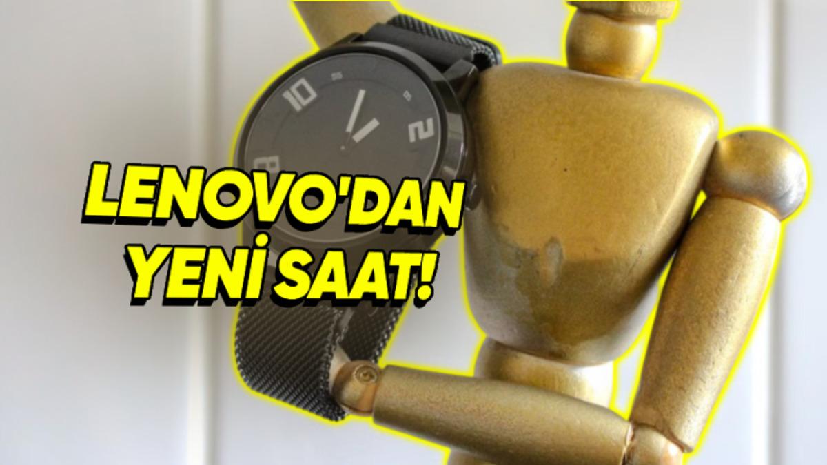 Lenovo’dan Bütçe Dostu Yeni Akıllı Saat Geliyor: Lenovo Watch Tanıtıldı!