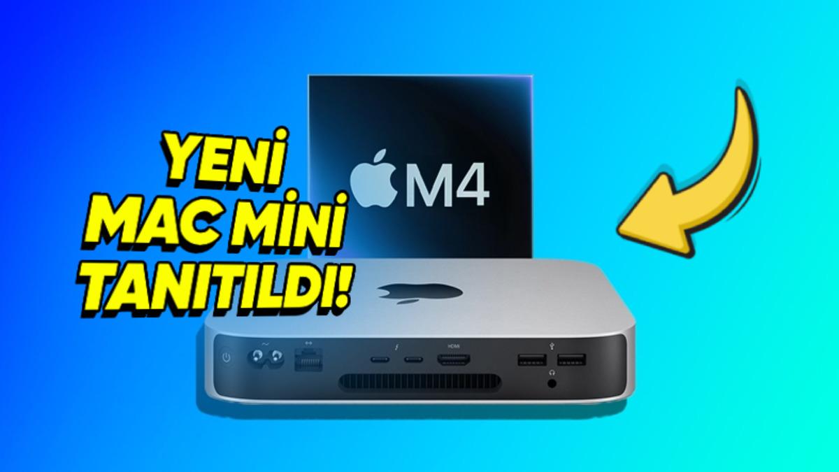 Apple, Performansıyla Dikkat Çeken M4 İşlemcili Yeni Mac mini’yi Tanıttı: İşte Özellikleri ve Fiyatı!