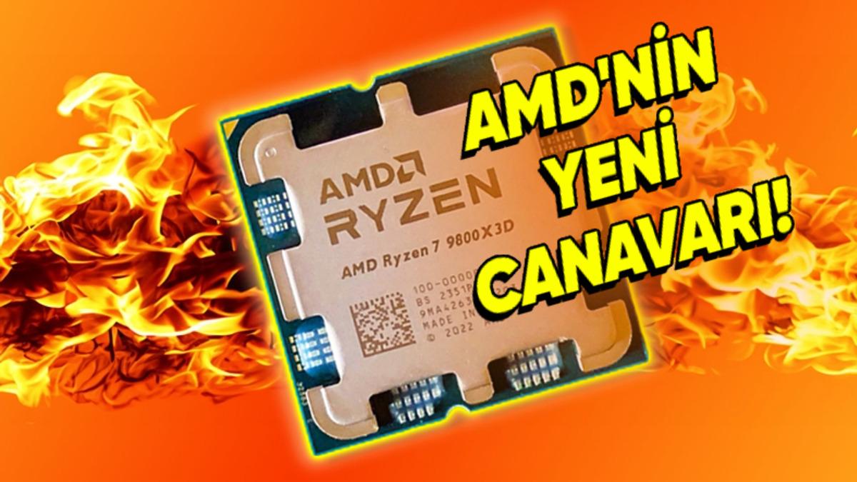AMD’nin Yeni İşlemcisi Ryzen 7 9800X3D Performans Testine Girdi (Intel ile Fark Açılıyor)