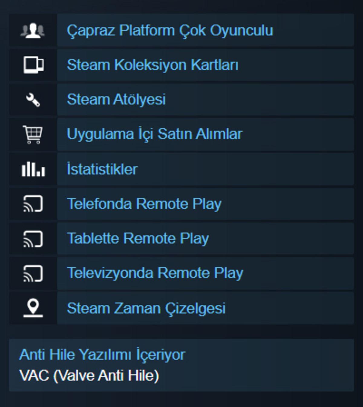 Steam, Oyunlarda Kullanılan Anti Hile Yazılımlarını Göstermeye Başlayacak