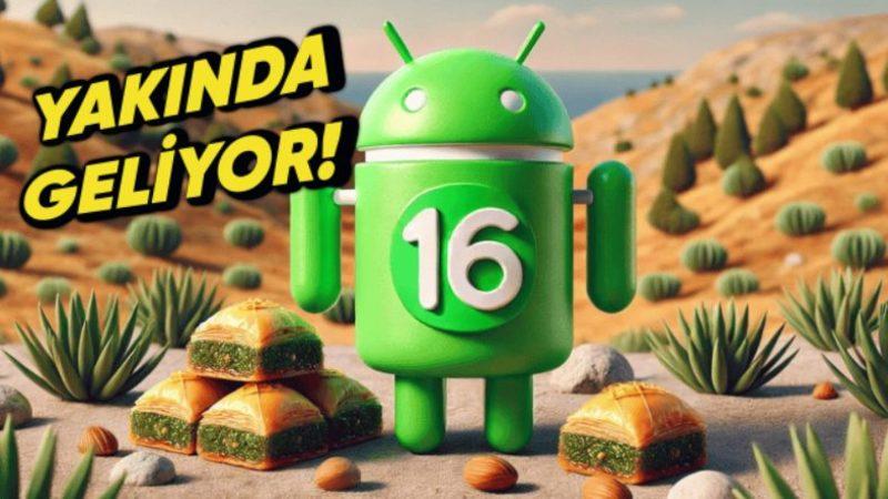 Google, Kod Adı Baklava Olan Android 16’nın Çıkış Tarihini Erkene Çektiğini Açıkladı!