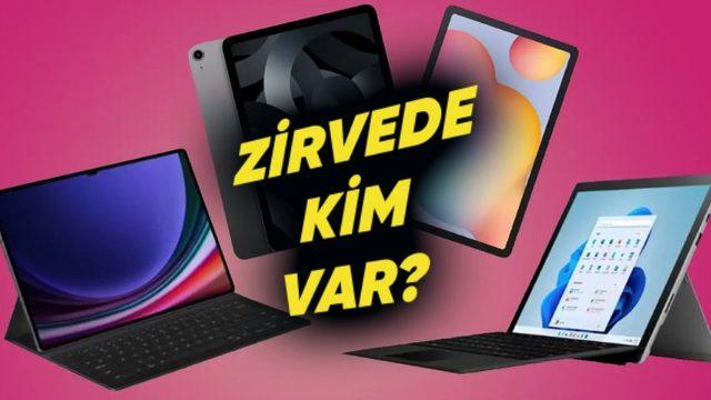 Dünya Çapında En Çok Satılan Tablet Markaları Açıklandı! (Apple ve Samsung Rekabeti Devam Ediyor)