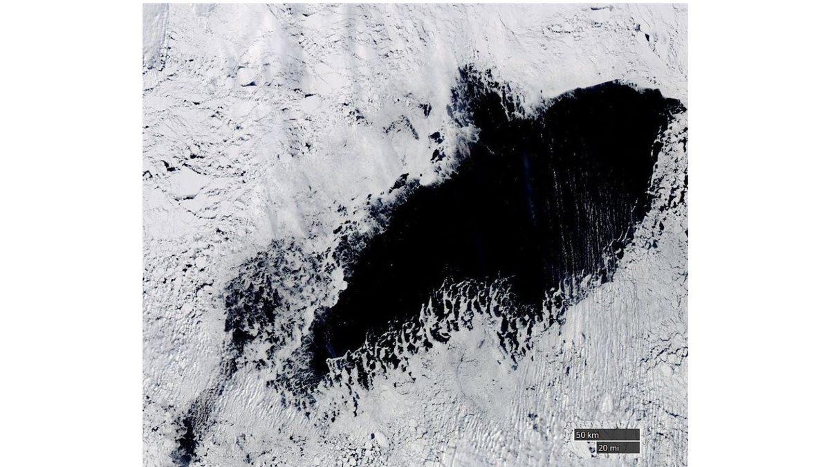 Antarktika’da Beliren, İsviçre Büyüklüğündeki Deliğin Aslı Astarı Ne? (Sıradan Bir Buzul Erimesi Değil!)