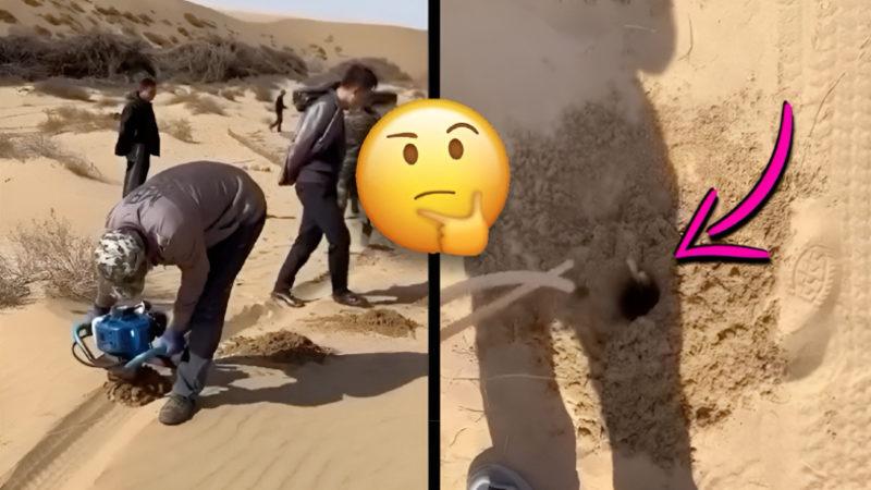 Çöllere Neden Asfalt Deler Gibi Delikler Açılıyor? Su Kuyusu İçin Değil!