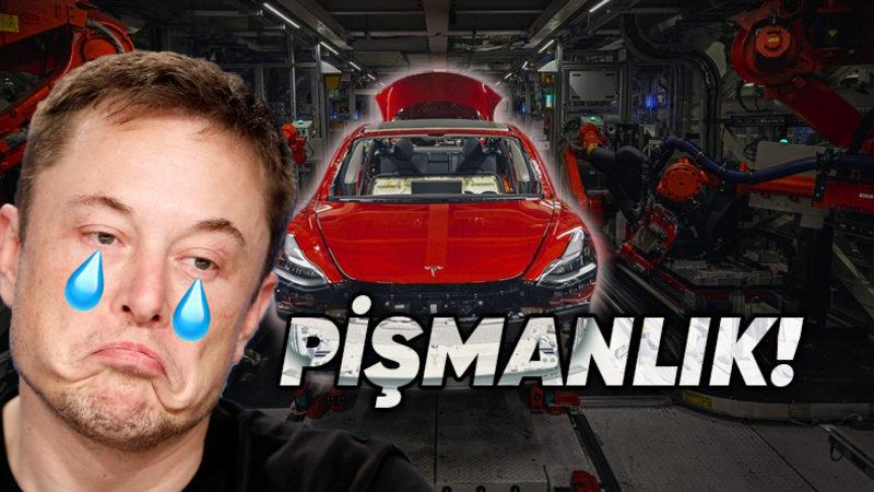 Tesla Neden “Karanlık” Fabrikalarda Araba Üretiyor? Elon Musk’ın, Kaş Yapalım Derken Göz Çıkardığı Pişmanlığı!