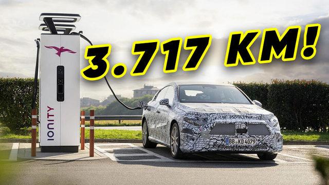 Elektrikli Mercedes-Benz CLA, 24 Saat Mesafe Rekoru Kırdı: Tahtı Porsche Taycan’dan Aldı