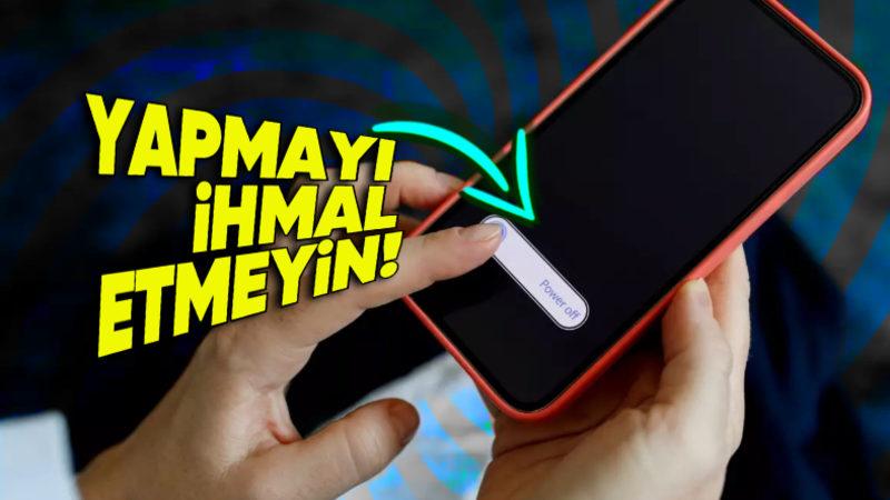 Türk Usulü Tamir İçin Değil: Neden Haftada Bir Mutlaka Telefonumuzu Kapatmamız Gerekiyor?