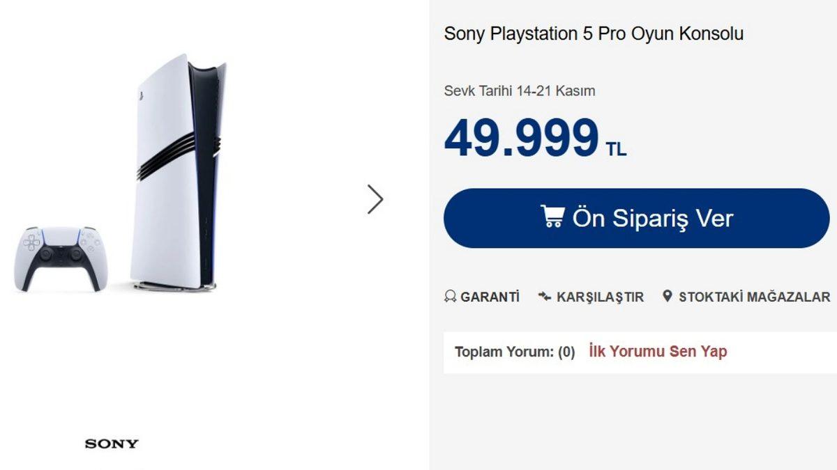 PlayStation 5 Pro, Türkiye’de Ön Siparişe Açıldı: İşte İnsanı Oyundan Soğutan Fiyatı