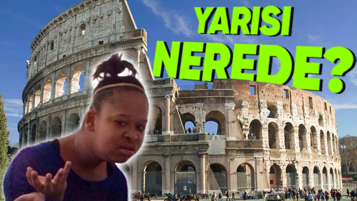 Roma’nın Meşhur Kolezyum’unun Bir Tarafı Neden Yok? (Restore de Edilmemiş)