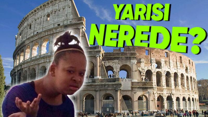 Roma’nın Meşhur Kolezyum’unun Bir Tarafı Neden Yok? (Restore de Edilmemiş)