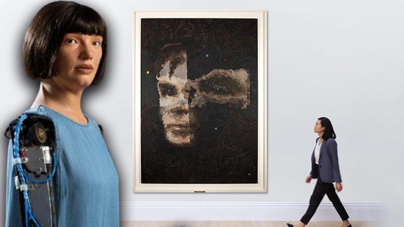 Ressamlık Yapan İnsansı Robot Ai-Da’nın Çizdiği Tablo Rekor Fiyata Satıldı