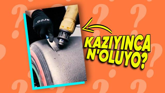 Formula 1’de Yarıştan Sonra Neden Lastikler Kazınıyor? Tek Sebebi Pürüzsüzleştirmek Değil!