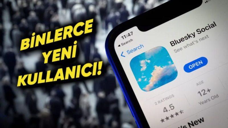 X’e Rakip Olma Yolunda Güçlü Adımlar Atan Bluesky, Sadece Bir Haftada Binlerce Yeni Kullanıcı Kazandı!