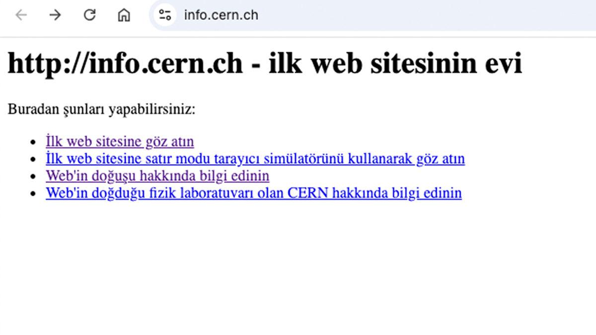 Yapılan İlk Web Sitesi Hangisiydi ve Amacı Neydi? Hâlâ Kullanımda, Girip Bakabilirsiniz