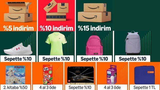 Amazon Kasım Fırsatları’nda Sepette %50’ye Varan Kampanyalar