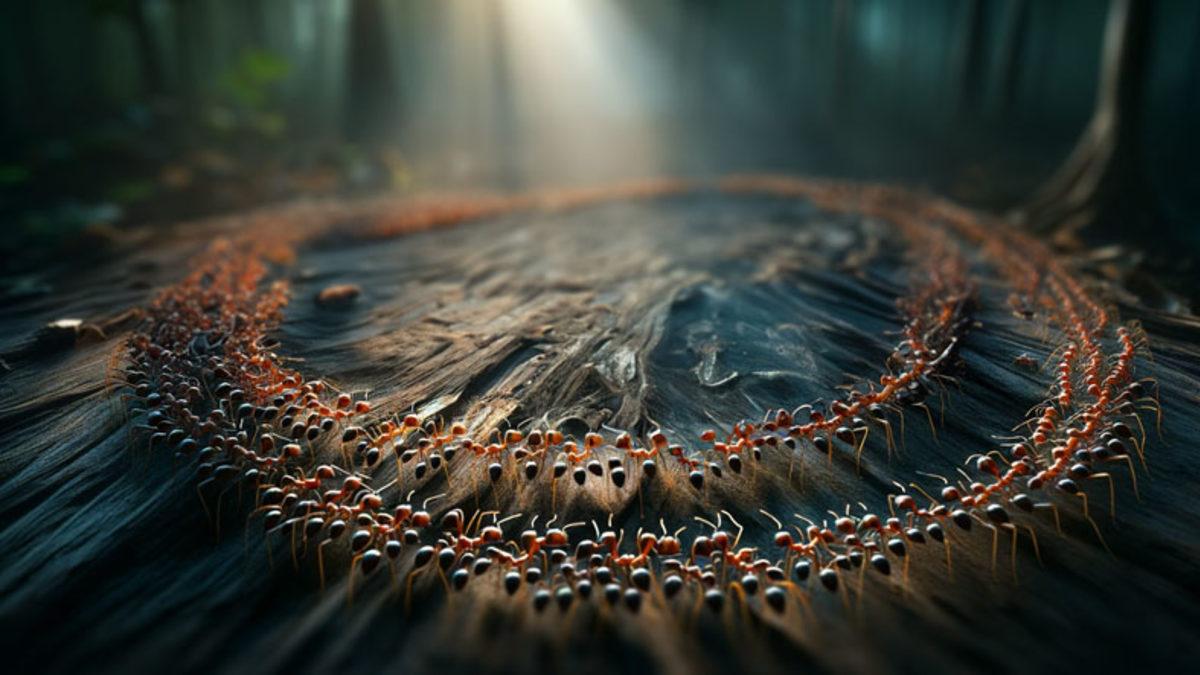 Karıncaların Daire Şeklinde Birbirlerini Takip Etmesi Neden Onların Başına Gelebilecek En Kötü Şey? (Doğanın Acımasız Bir Paradoksu!)