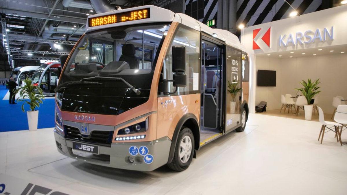 Sağdan Direksiyonlu Karsan E-Jest İngiltere’de Sergilendi