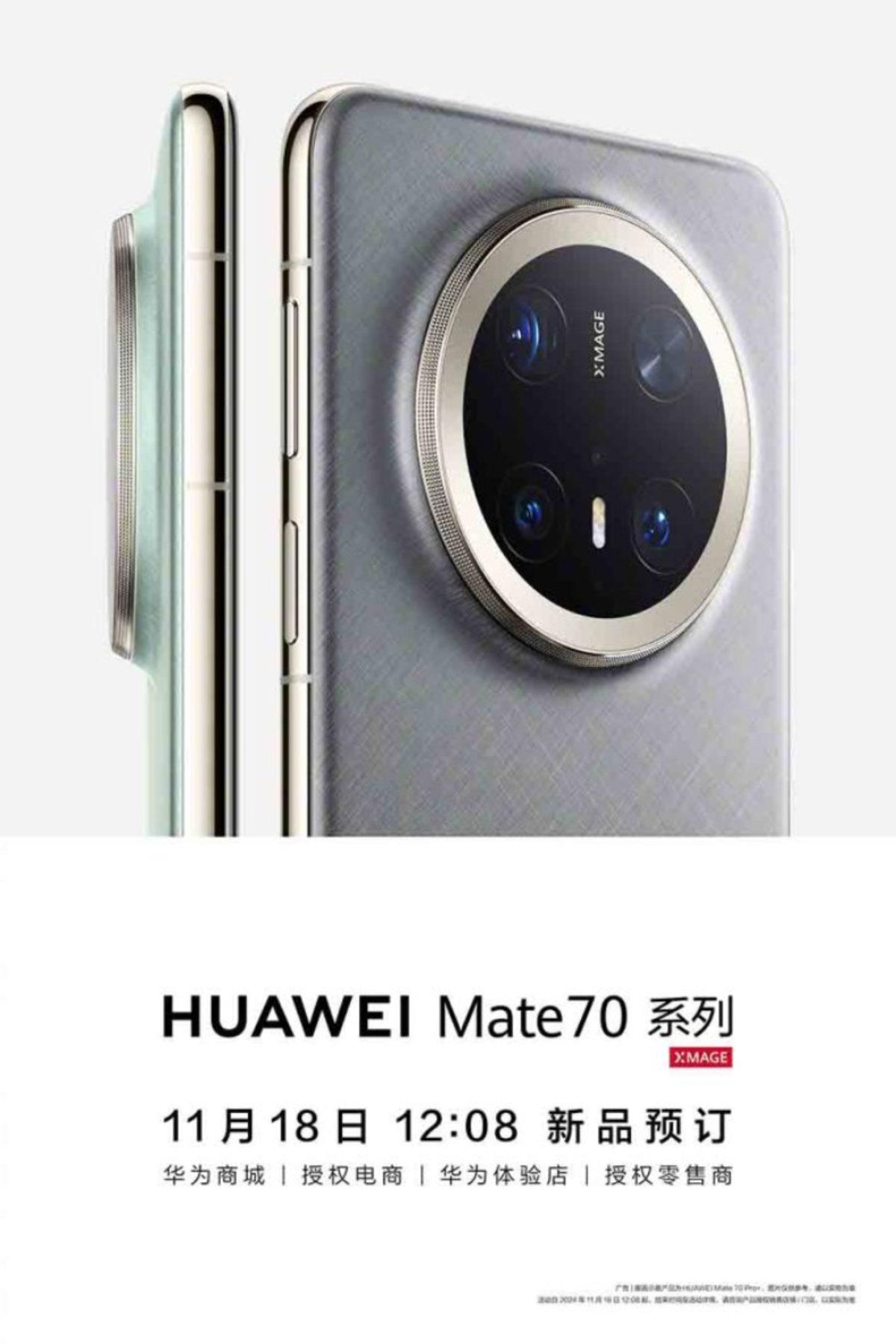 Huawei, Mate 70 Serisini Siparişe Açtı, Mate 70 Pro+’ın Tasarımı Ortaya Çıktı