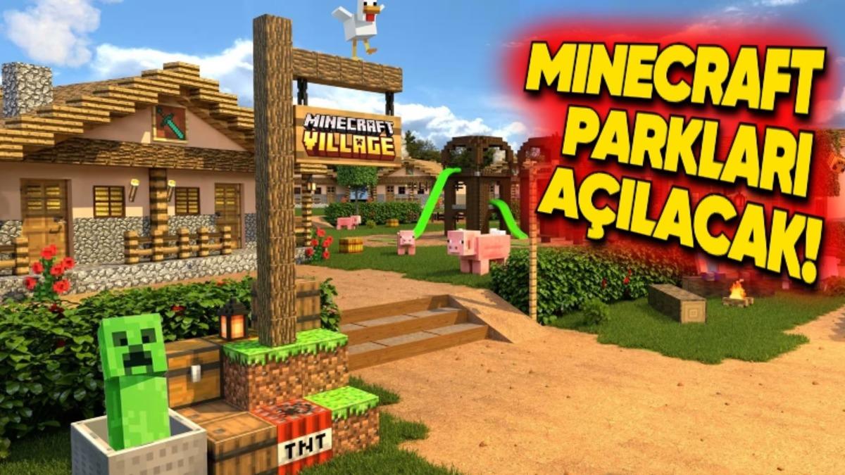 Minecraft Gerçek Hayata Taşınıyor! Tema Parkları Kurulacak