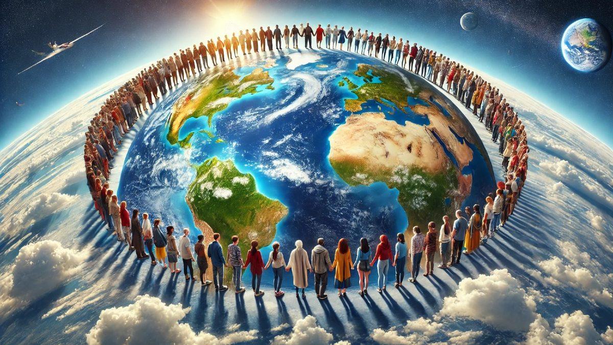 Tüm İnsanlar Yan Yana Dizilse Dünyayı Kaç Defa Sarabilir?