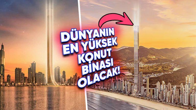 Tam 500 Metre Yüksekliği İle Dünyanın En Yüksek Konut Binası Olacak Olan Brezilya’nın Dikkat Çekici Gökdelen Projesi: Senna Kulesi