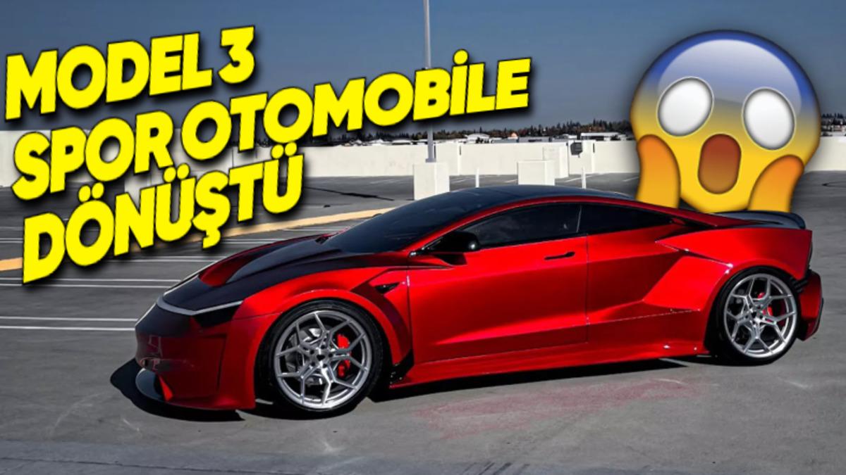 Bir YouTuber, Model 3’ü Süper Spor Otomobil Tesla Roadster’a Çevirdi [Video]