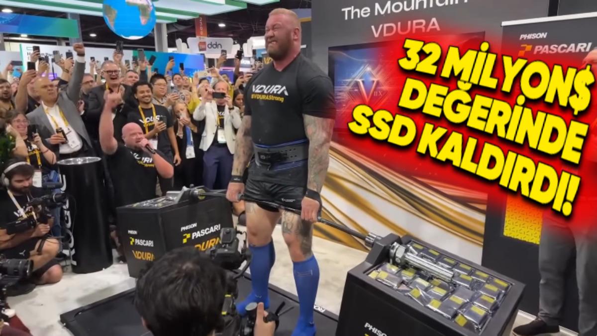 Game of Thrones’un The Mountain’ı, 450 kg Ağırlığında SSD Kaldırarak Rekor Kırdı! [Video]