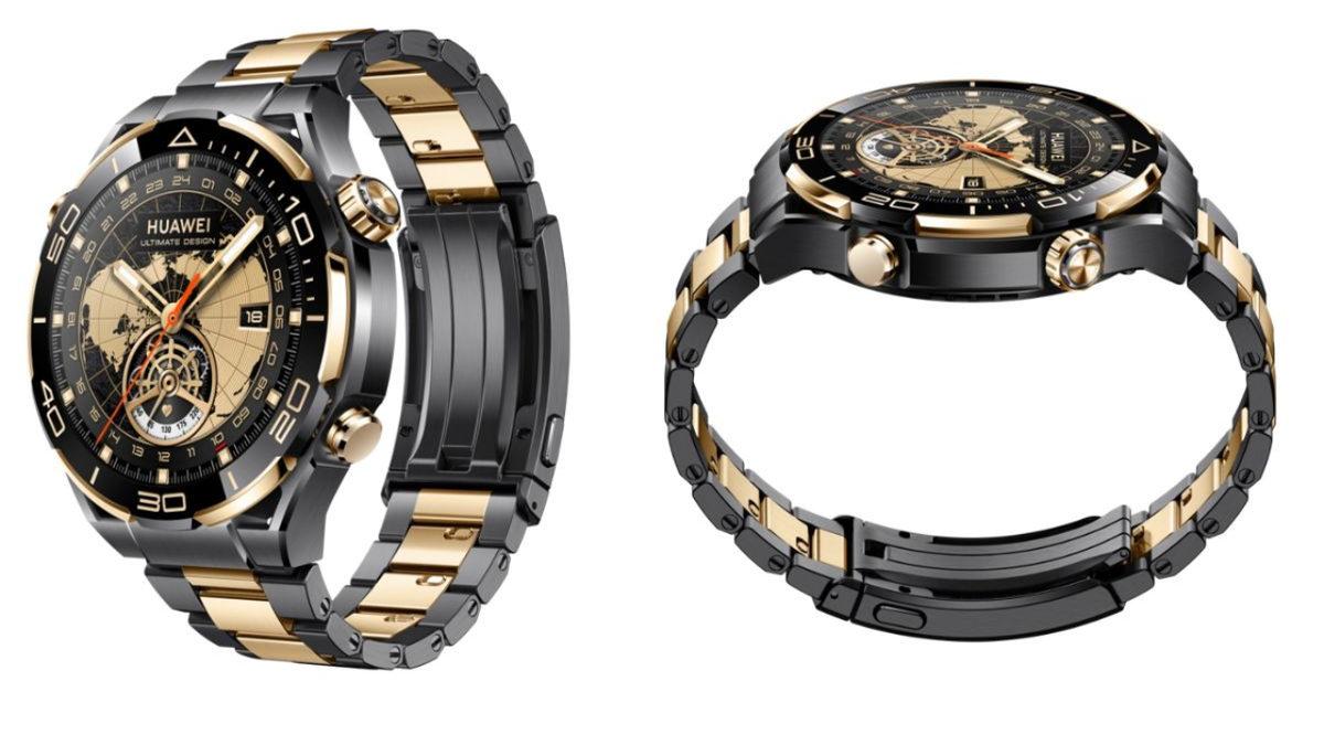 Altın Detaylarla Süslü Huawei Watch Ultimate Design Gold Edition Akıllı Saat Duyuruldu