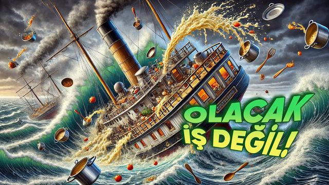 Denizin Ortasında Beşik Gibi Sallanan Dev Gemilerde Yemek Pişirmek İçin Kullanılan İlginç Yöntem