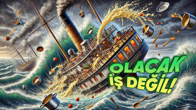 Denizin Ortasında Beşik Gibi Sallanan Dev Gemilerde Yemek Pişirmek İçin Kullanılan İlginç Yöntem