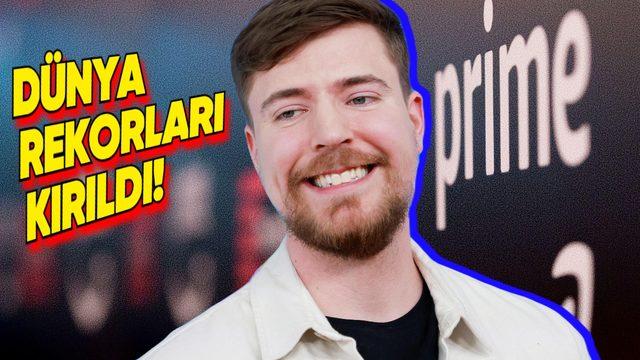 MrBeast’in Prime Video’da Yayımlanacak 5 Milyon Dolar Ödüllü Yarışmasında 28’den Fazla Dünya Rekoru Kırıldı