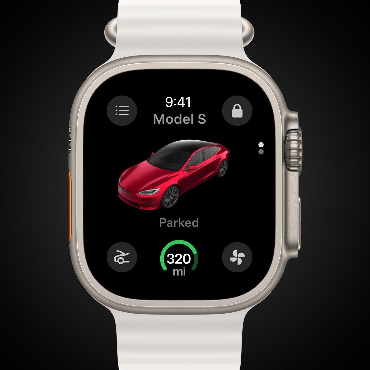 Tesla Apple Watch Uygulaması Resmen Duyuruldu: Akıllı Saati Araba Anahtarınız Olarak Kullanabileceksiniz