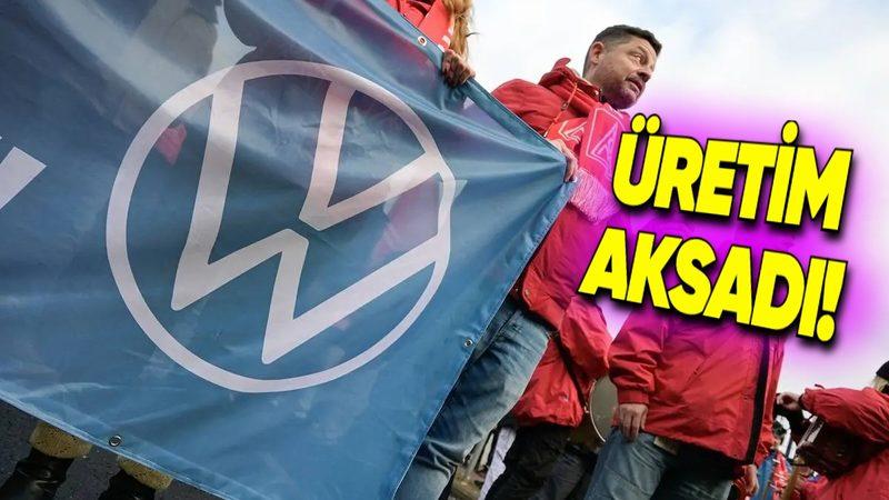 Çok Kötü Bir Dönemden Geçen Volkswagen’e Şimdi de Grev Darbesi: 9 Fabrikadan Çalışanlar İş Bıraktı!