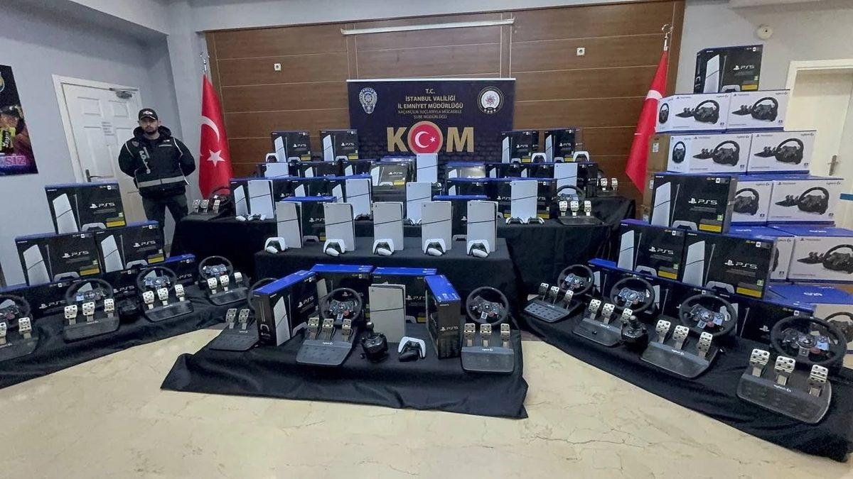 İstanbul’da 50 Milyon TL Değerinde Kaçak Oyun Konsolu Ele Geçirildi