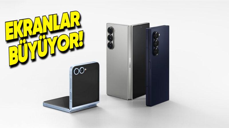 Samsung Galaxy Z Fold7 ve Z Flip7’nin Çok Daha Büyük Ekranlarla Geleceği İddia Edildi