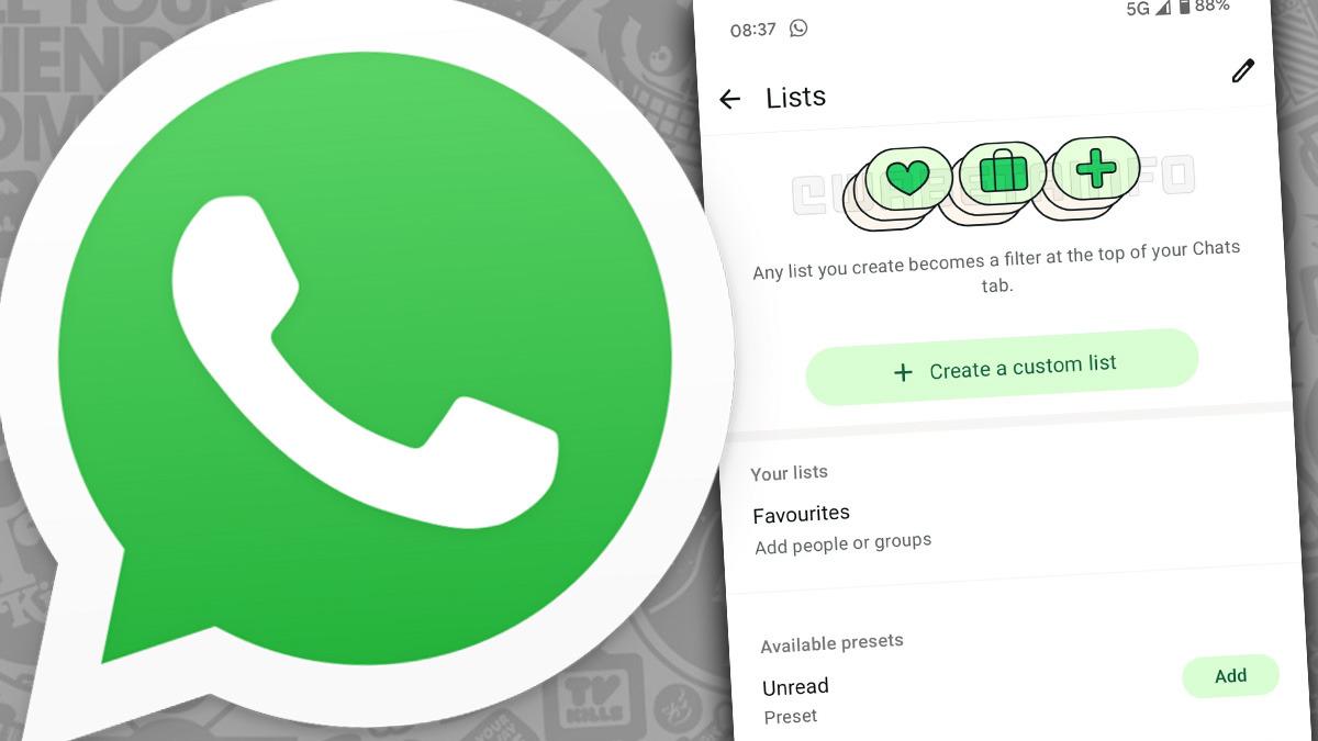 WhatsApp’ın Sohbet Sayfasına Listeler Özelliği Geliyor