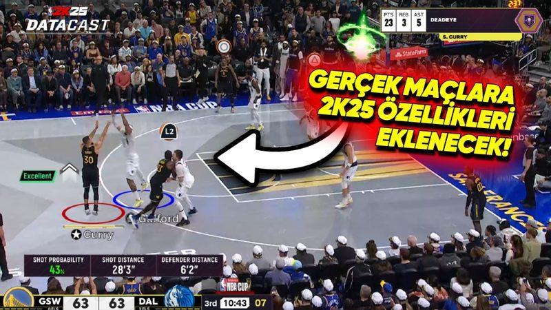 Gerçek NBA Maçları, NBA 2K25 ile Birleşiyor: Maç Yayınları Oyundaymış Gibi İzlenebilecek!