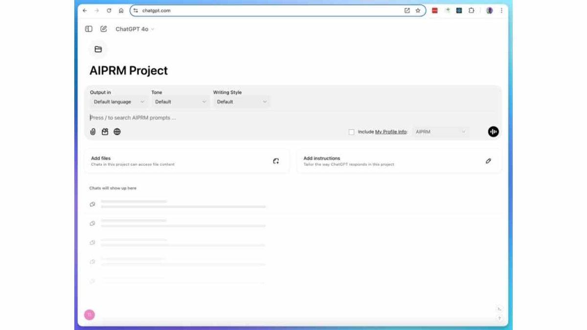 ChatGPT, Yeni Özelliğini Duyurdu: Sohbetler Artık Proje Olarak Düzenlenebilecek