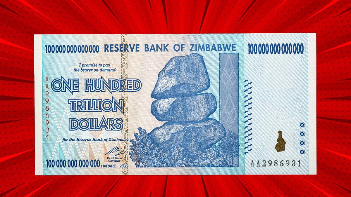 Âdeta Bir Çılgınlık: Zimbabwe’nin Bir Dönem Piyasaya Sürdüğü Tam 100 Trilyon Dolarlık Banknotun İlginç Öyküsü