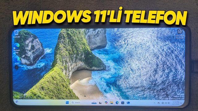 Bir Kişi, Android Telefonuna Windows 11 Yüklemeyi Başardı!