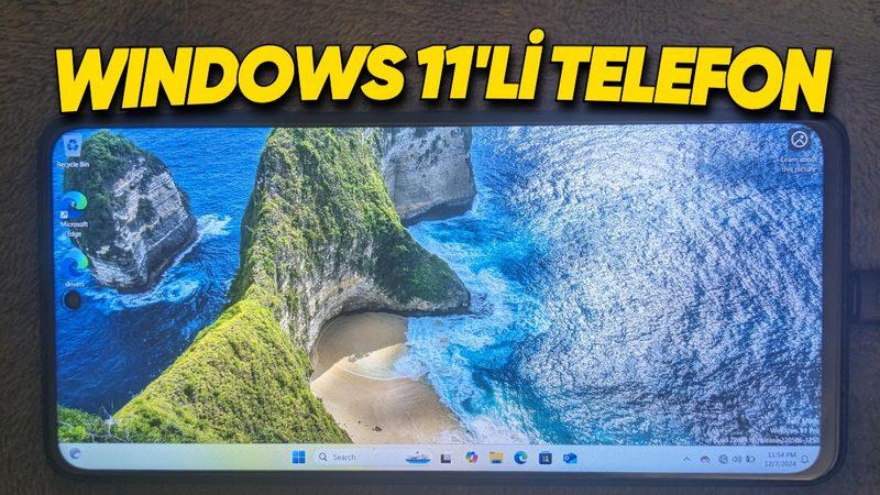 Bir Kişi, Android Telefonuna Windows 11 Yüklemeyi Başardı!