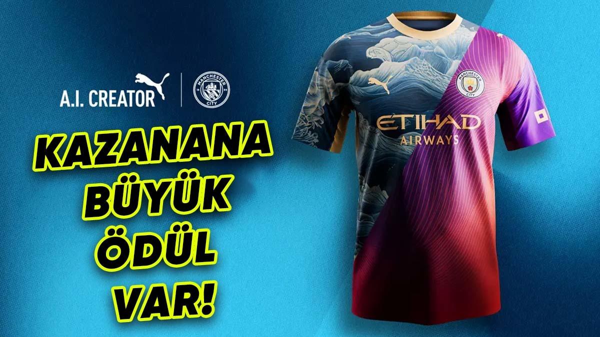 Manchester City, Üçüncü Resmî Forması Yapay Zekâyla Tasarım Oluşturma Yarışması Başlattı [Siz de Katılabilirsiniz]