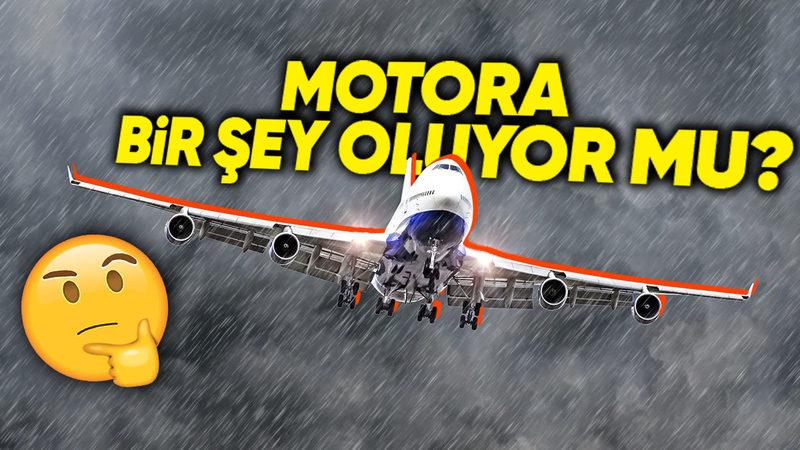 Uçuş Anında Gerçekleşen Bir Yağmurun Suyu Uçak Motoruna Zarar Veriyor mu?