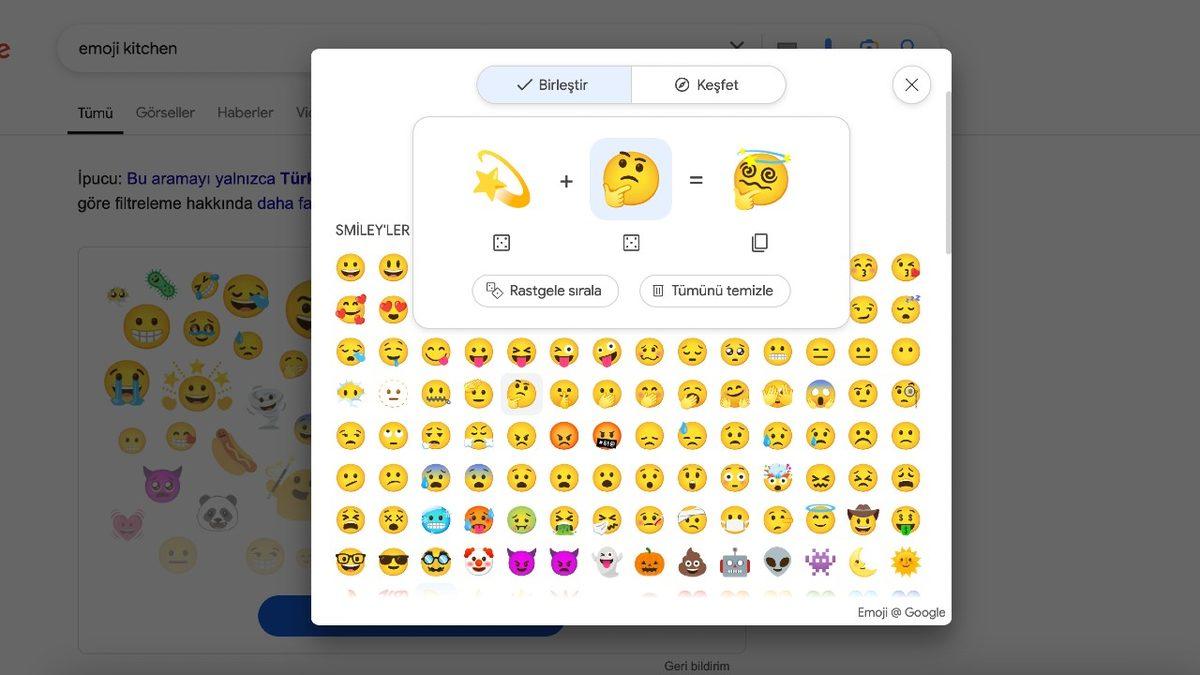 Emojileri Birleştirerek Kendi Emojilerinizi Birkaç Saniyede Oluşturabileceğiniz Site