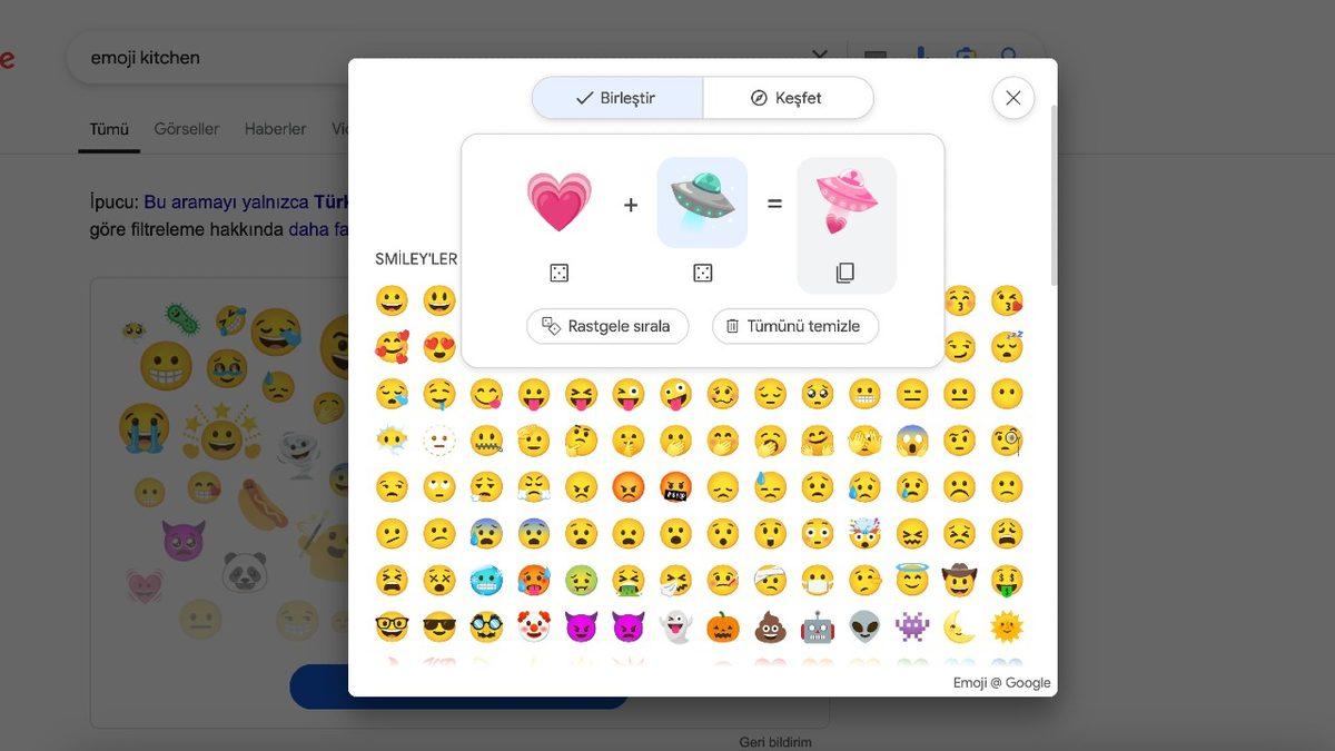 Emojileri Birleştirerek Kendi Emojilerinizi Birkaç Saniyede Oluşturabileceğiniz Site