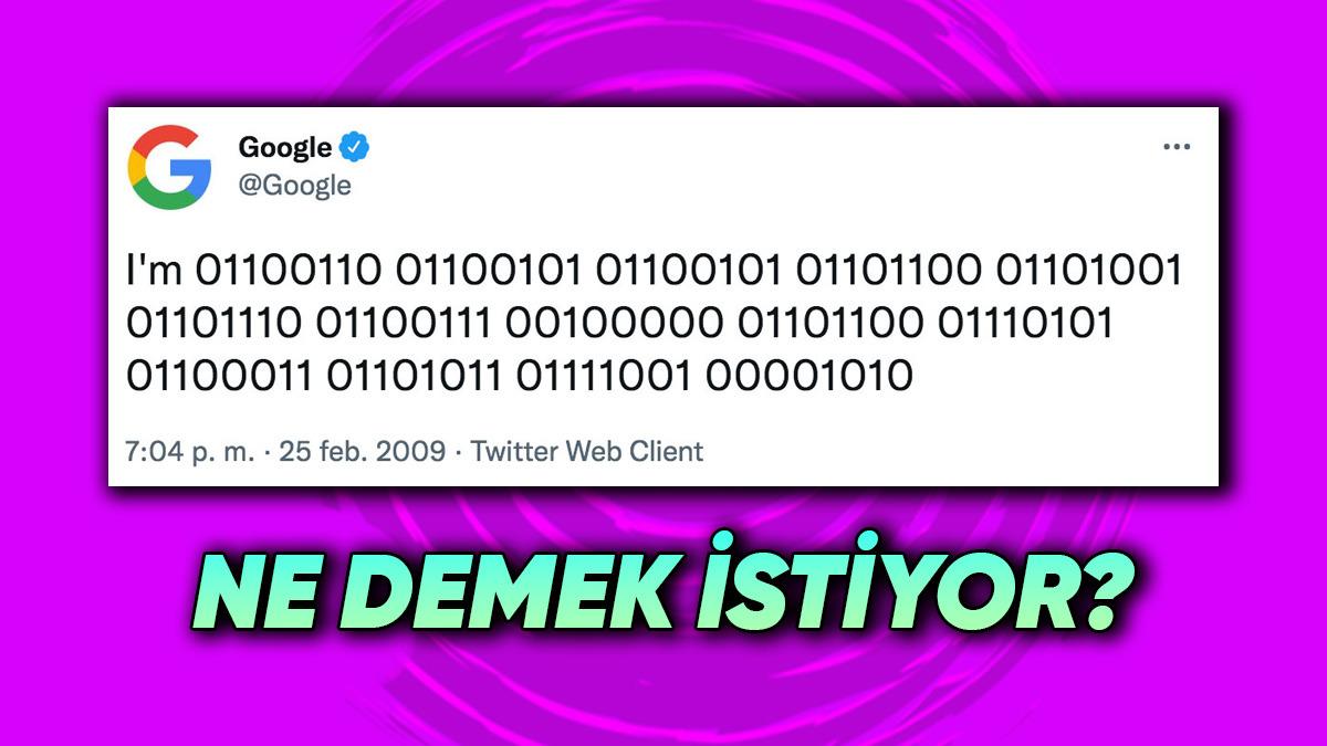 Google’ın Attığı İlk Tweet Neydi? Çözebilirsen Bir Şifre Kırıcı Olabilirsin!