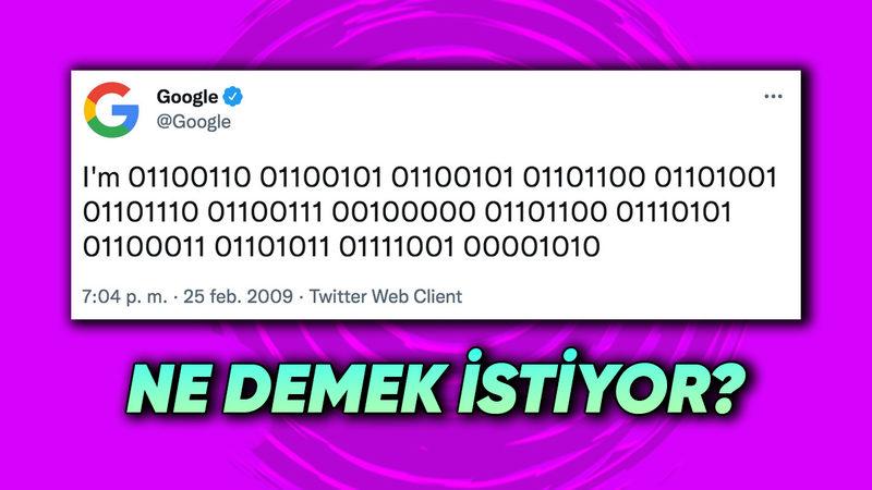 Google’ın Attığı İlk Tweet Neydi? Çözebilirsen Bir Şifre Kırıcı Olabilirsin!