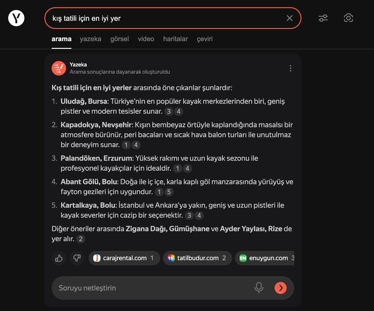 Yandex Türkiye, Çok İşinize Yarayacak Yapay Zekâ Destekli Arama Özelliğini Kullanıma Sundu